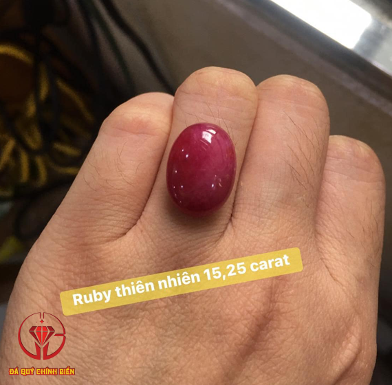 RUBY THIÊN NHIÊN 15,25 CARAT